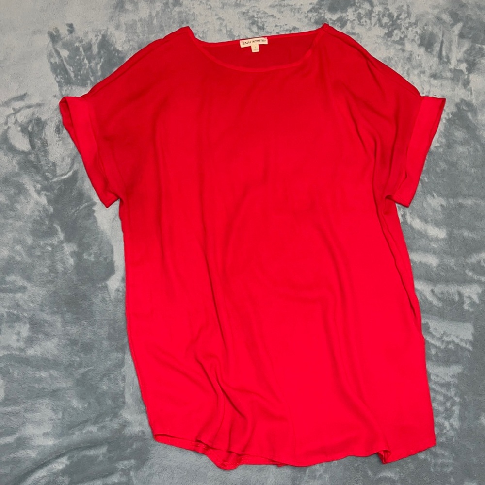 Red Loose Blouse